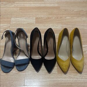 Marc Fisher Women's Heels in Blue, Black, and Yellow